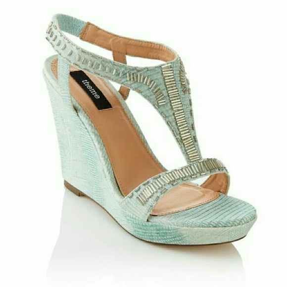 Theme Shoes - T-strap Wedges