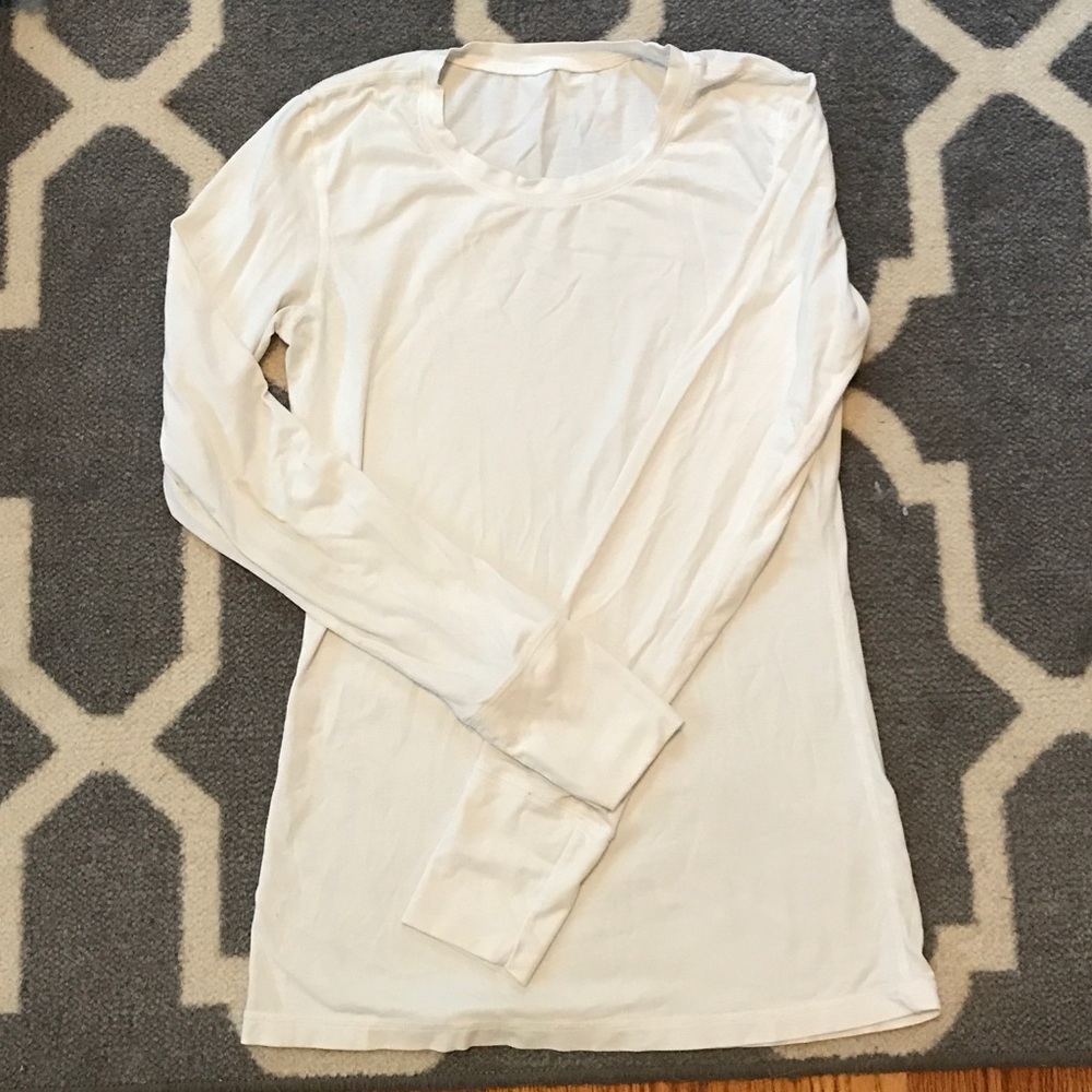 Lululemon Athletica White Long Sleeve