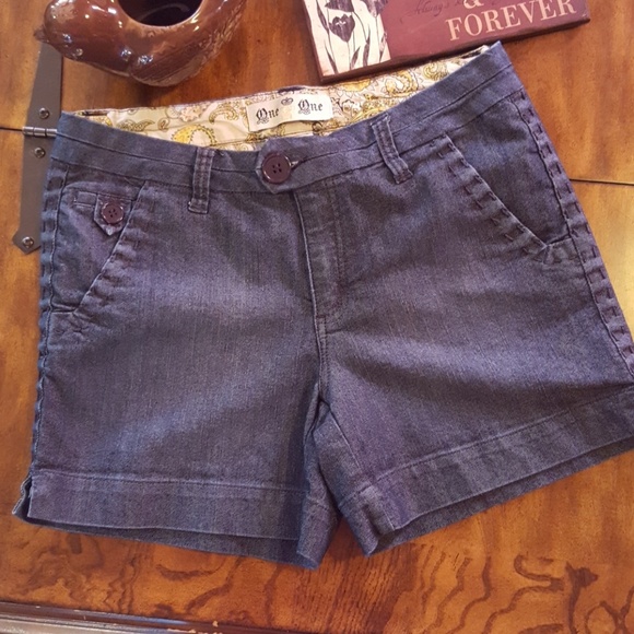 one 5 one denim shorts