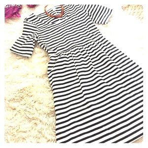 NWT Bw Striped scoop neck dress