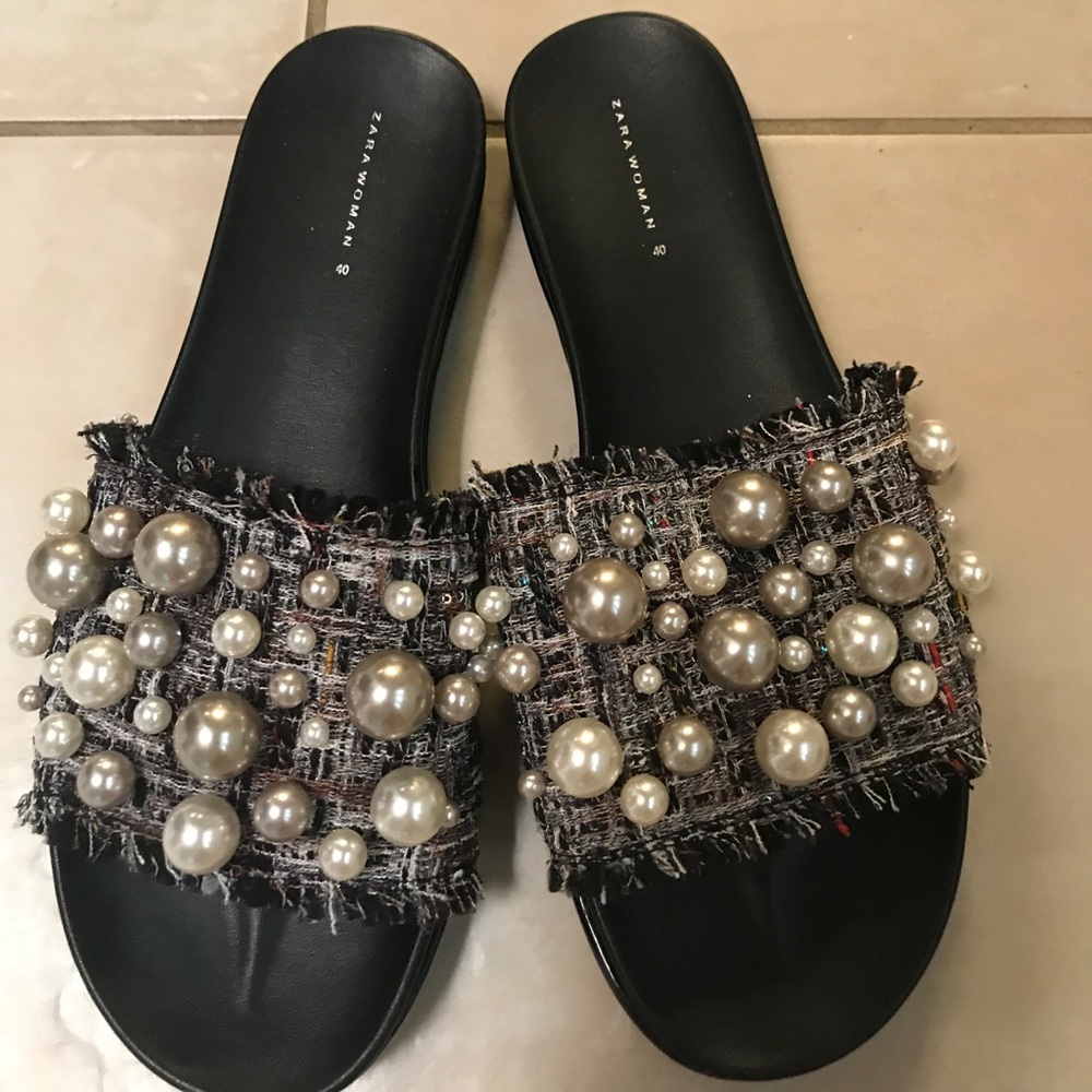 Zara flip flops ♥️♥️♥️