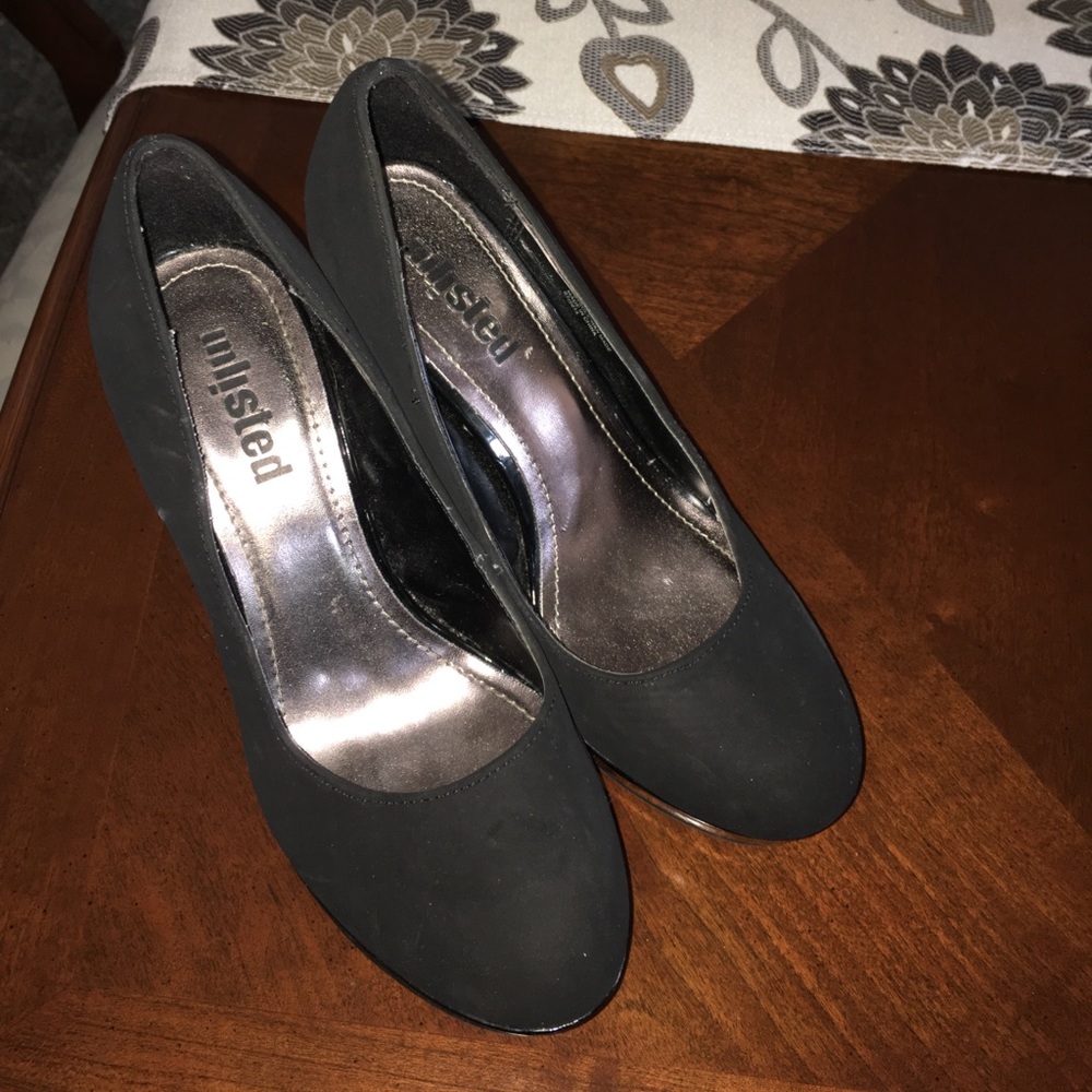 Black high heels