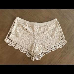 Crochet shorts