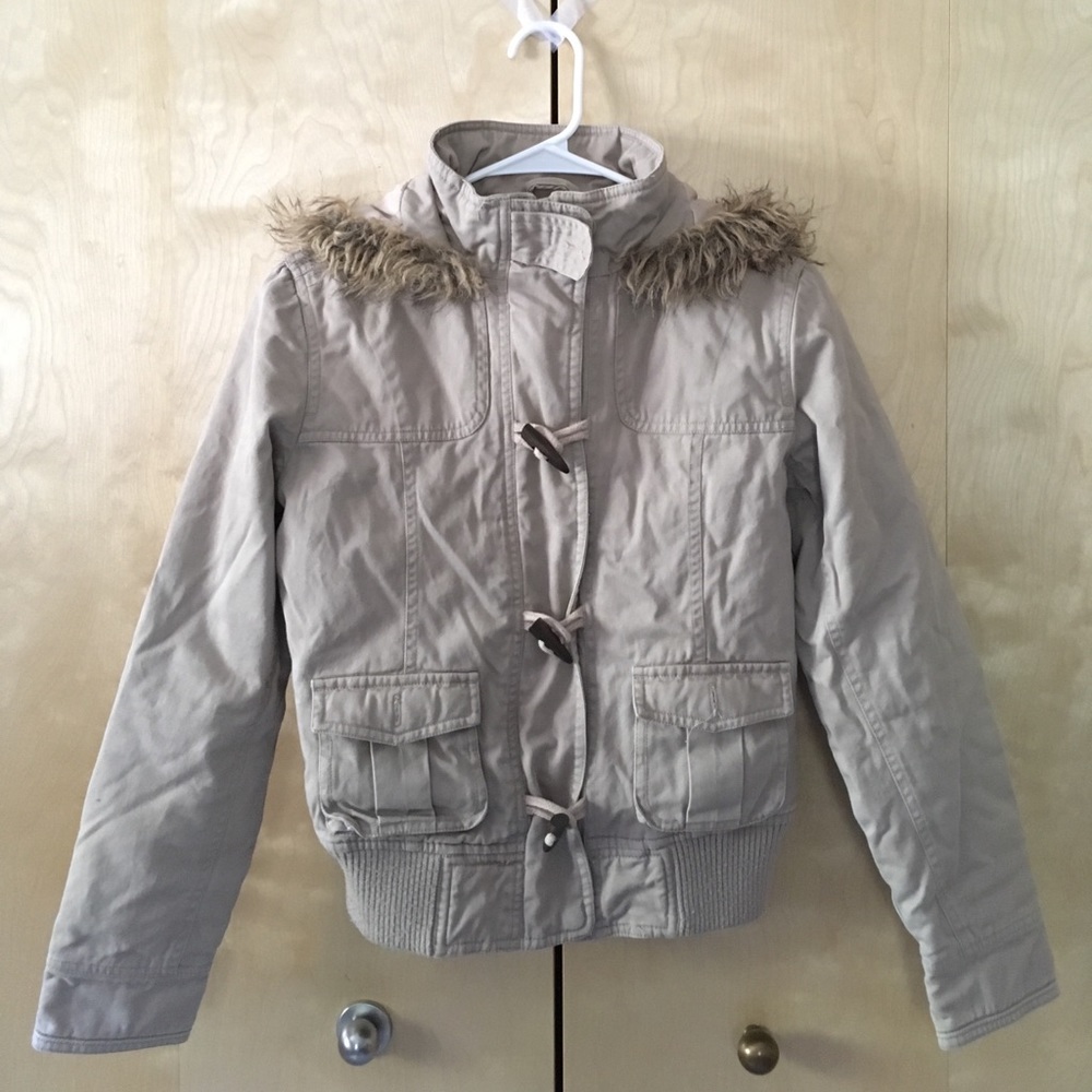 Tan winter coat