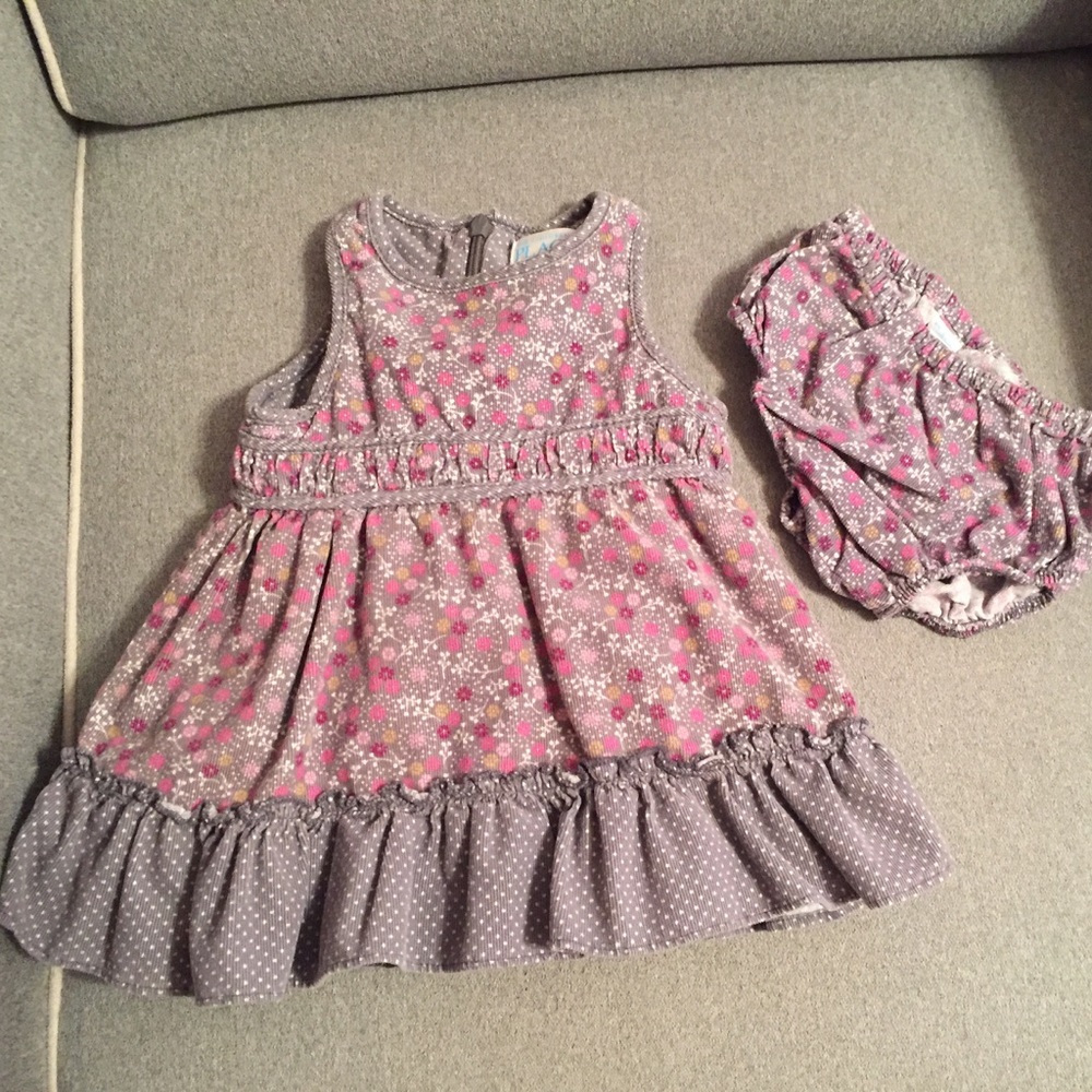Children's place corduroy floral dress