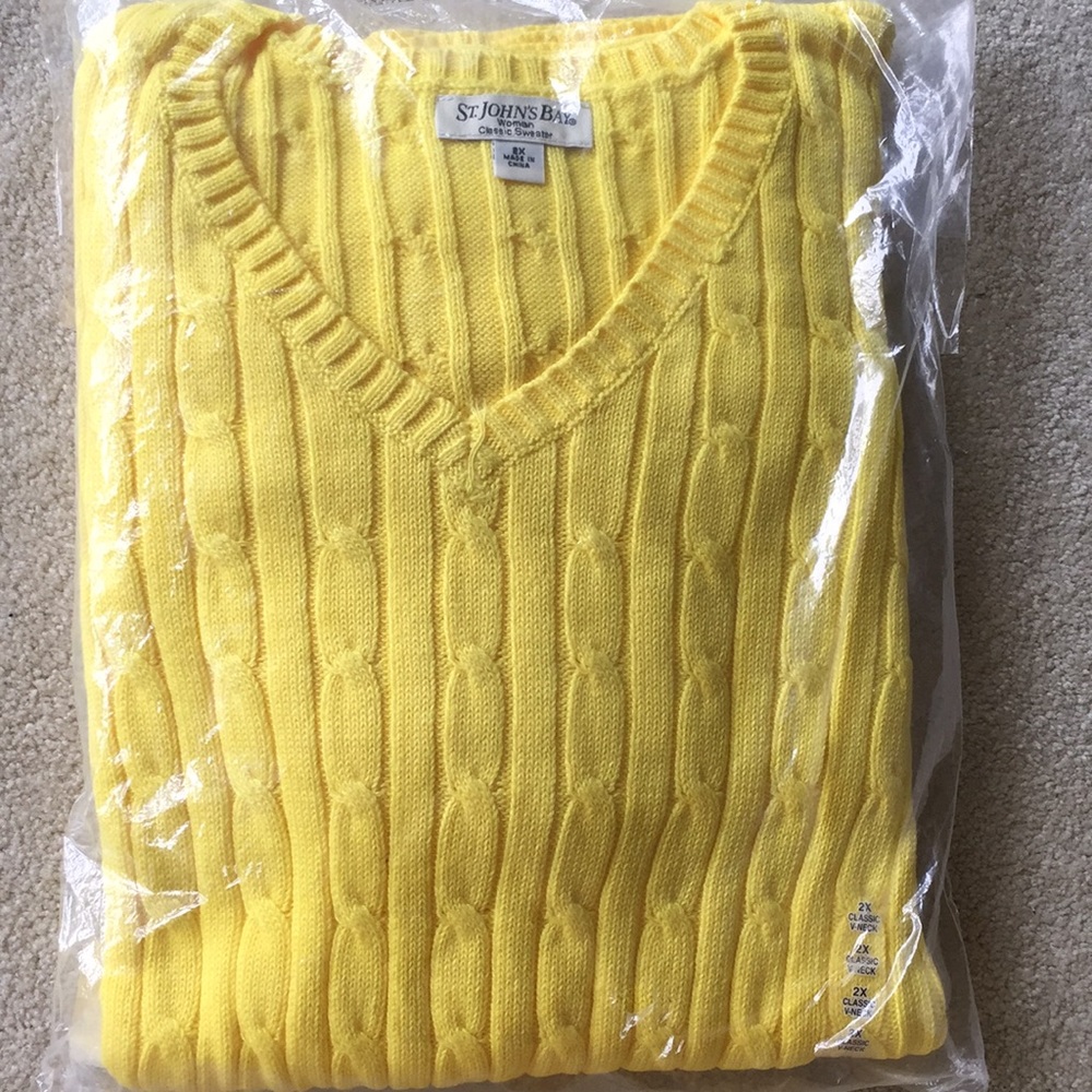 St. John's Bay V Neck Sweater! ✨