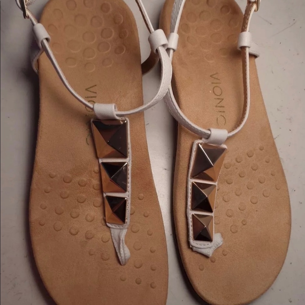 Vionic sandal white 8 cute comfortable