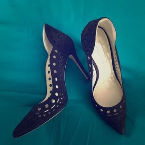 BCBGeneration Suede Cutout Pumps
