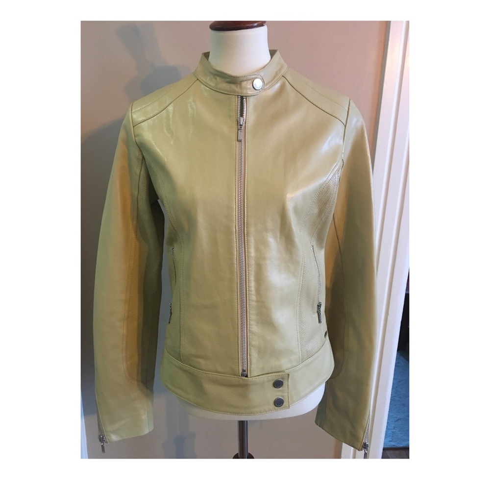 Billabong Leather Moto Jacket - Size L
