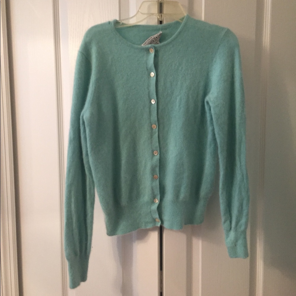 Mint Cashmere Cardigan