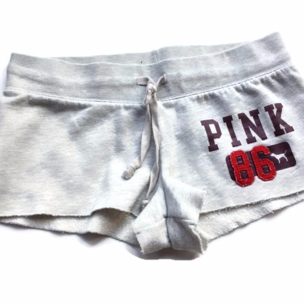 Pink 86 Gray Shorts Victoria Secret Sz XS