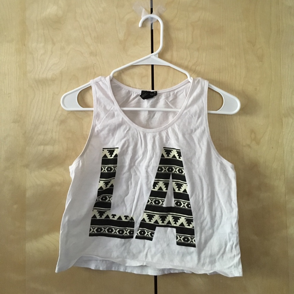 LA crop top