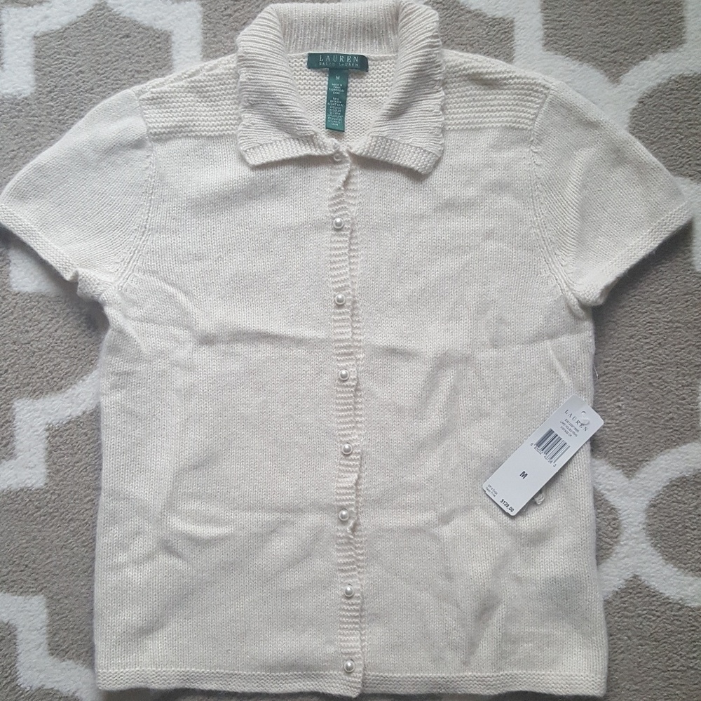 Lauren by Ralph Lauren Short sleeve sweater