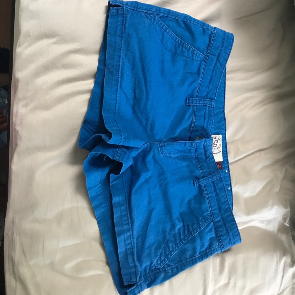 Blue shorts