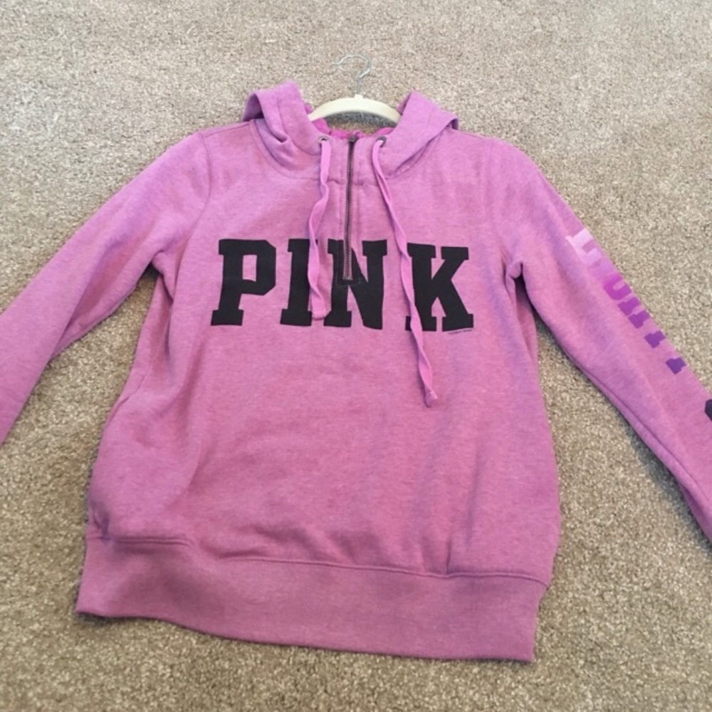 VS PINK Half Zip Sweatshirt