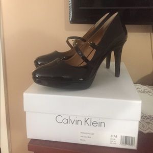 Calvin Klein Paislie Patent leather pumps