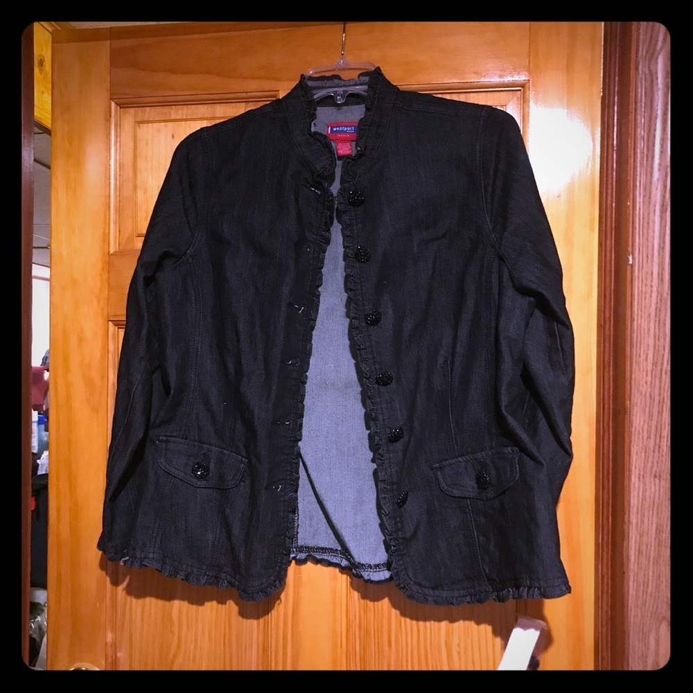 NWT Fancy Denim Jacket