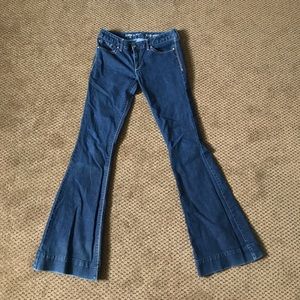 Express Flare Dark wash jeans