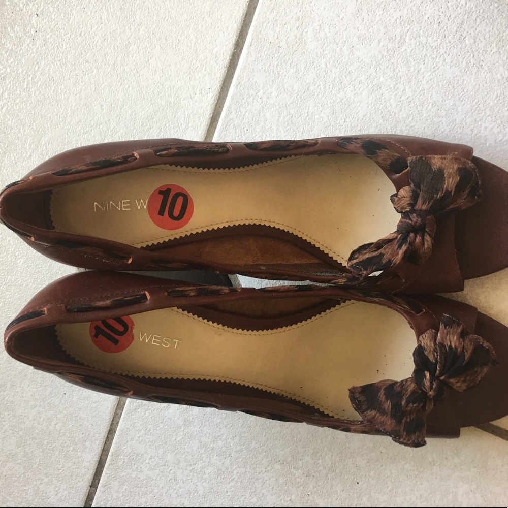 Brown Nine West Heel worn only once