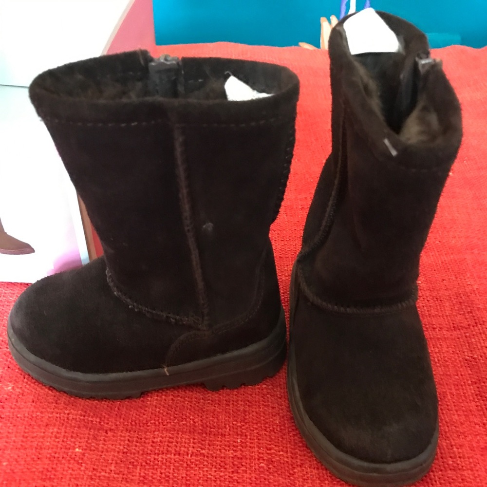 RESERVED Toddler chocolate brown boot