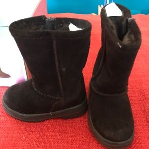RESERVED Toddler chocolate brown boot