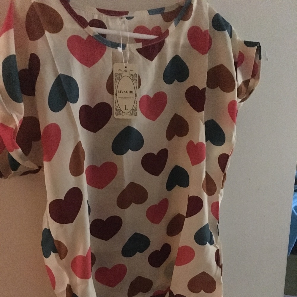 Beautiful heart blouse