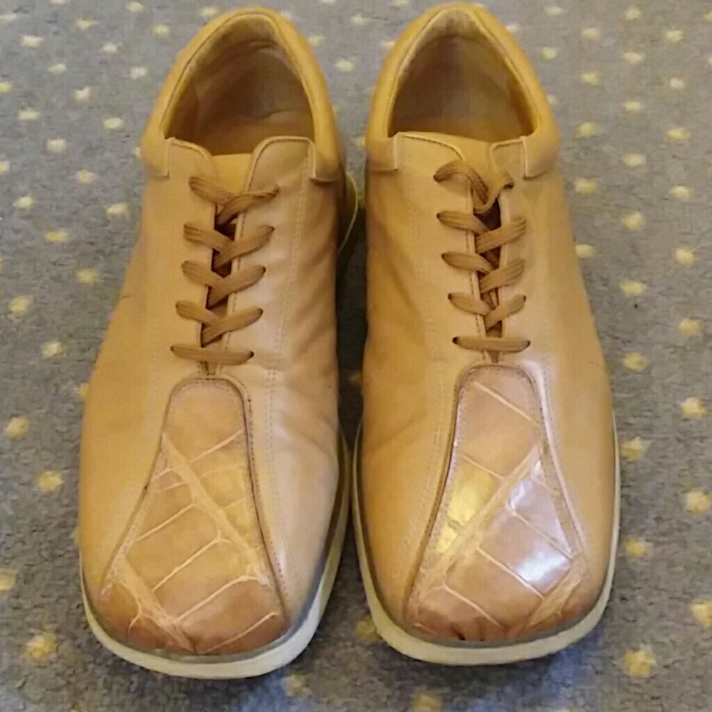 MENS Fennix alligator cap shoe