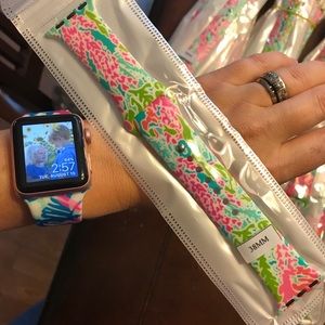 38mm coral Apple Watch band