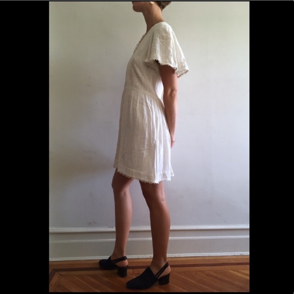 French Connection white cotton dress sz 2