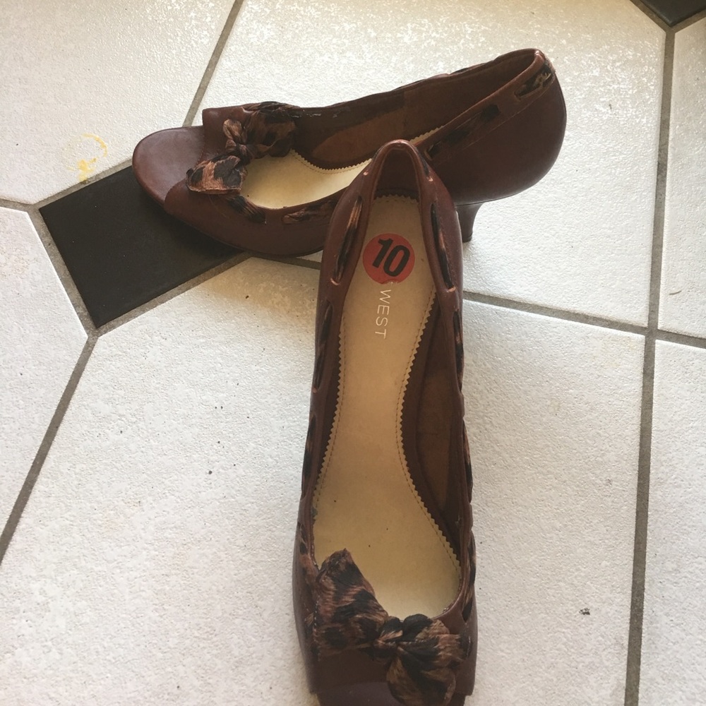 Nine West 3 inch heel worm only once