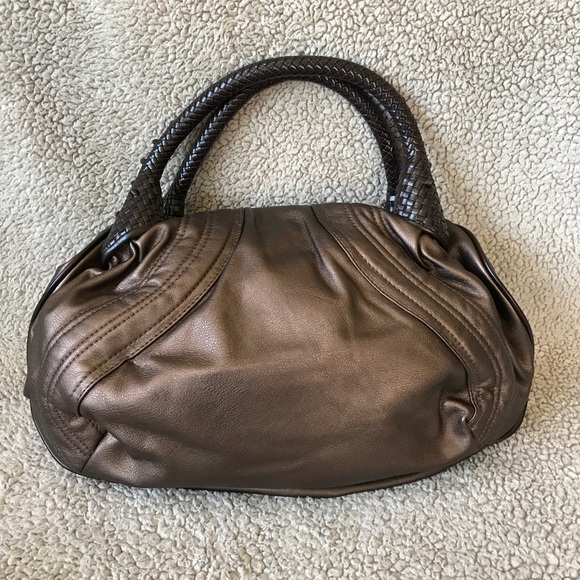 Faux leather brown purse - Picture 2 of 8