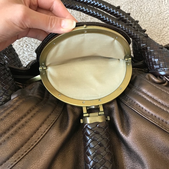 Faux leather brown purse - Picture 5 of 8