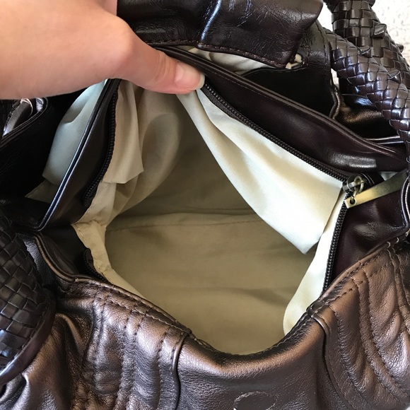 Faux leather brown purse - Picture 7 of 8