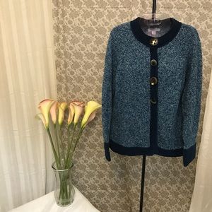 Blue Marled Ultra Comfortable Cardigan