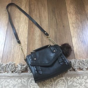 ASOS Scallop Cross Body purse (black)