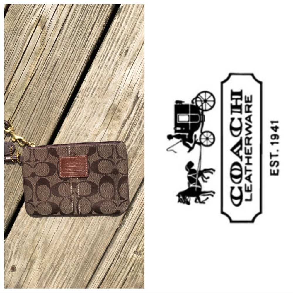 COACH wristlet. Authentic