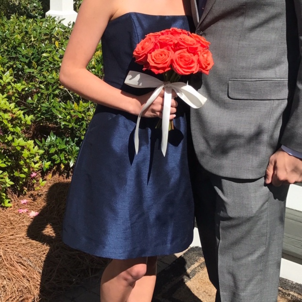 Alfred Sung Midnight Bridesmaids Dress