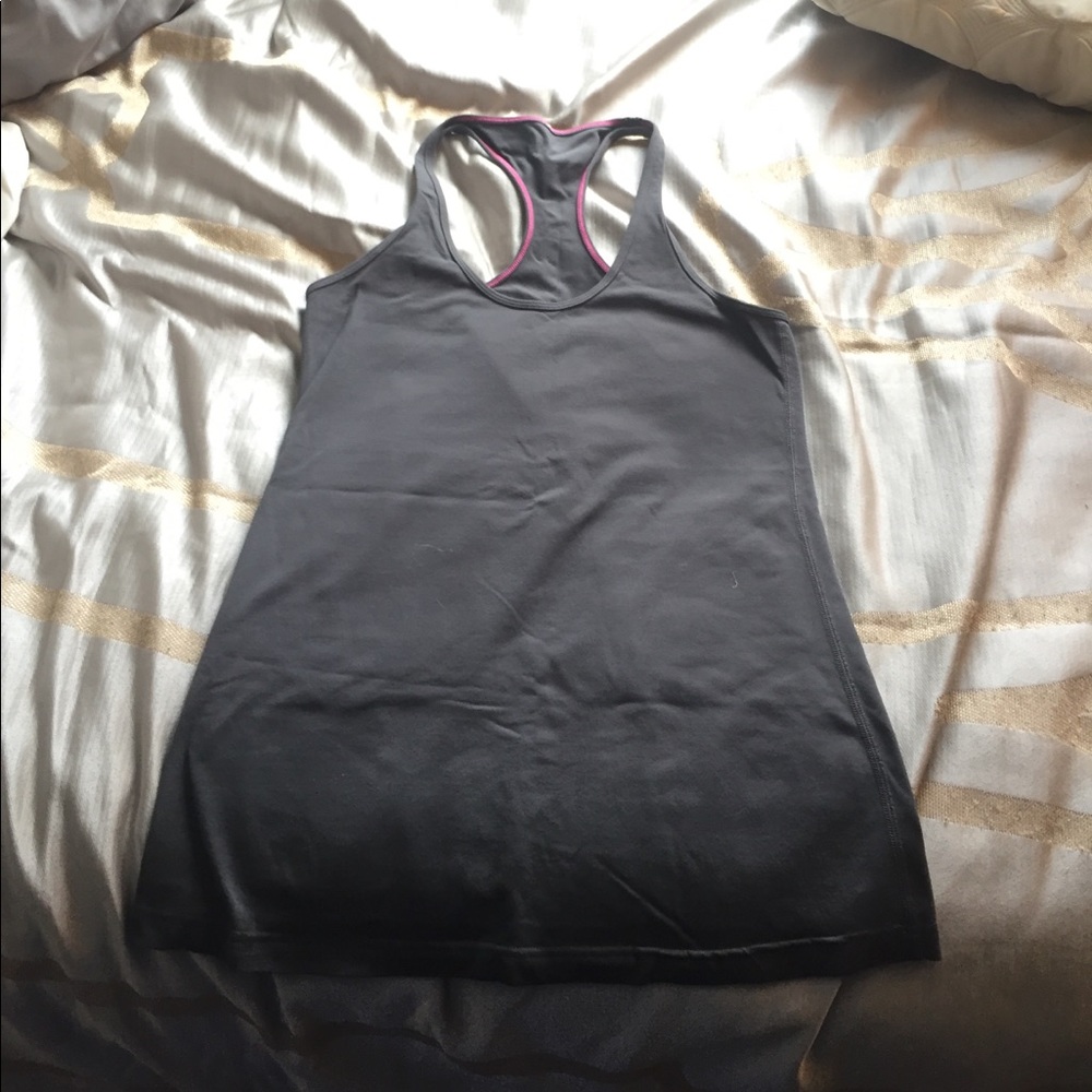 Lulu lemon size 6 grey tank top