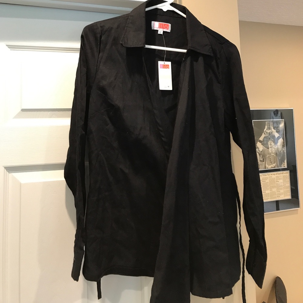 Lilo Maternity Wrap Top, medium