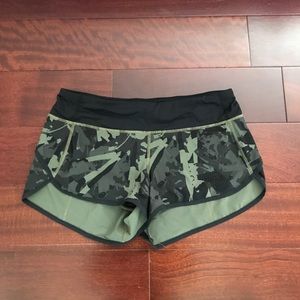 Lululemon speed shorts