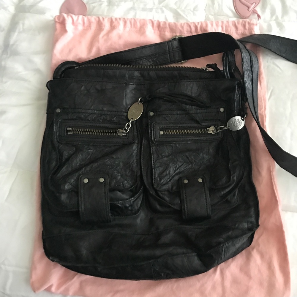 Juicy Couture • like new leather tote/book bag