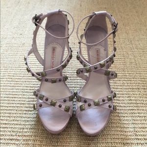 Rebecca Taylor Studded Sandal 4.5 inch heel