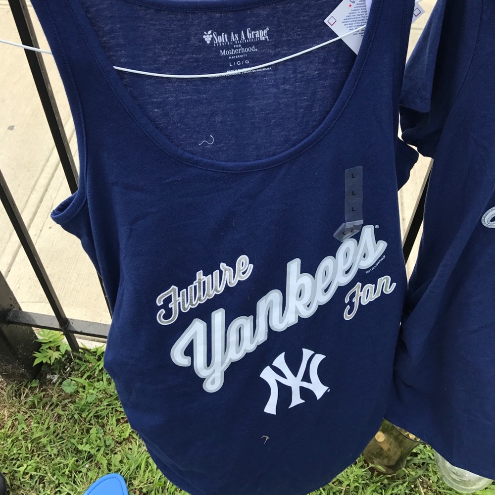 Yankee maternity tank