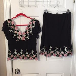 Karen Kane skirt/top ensemble_$ Weekend Sale $