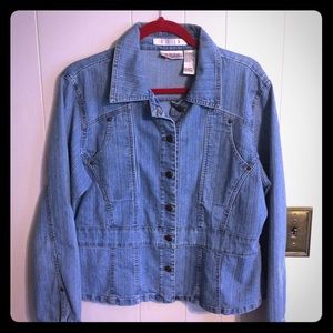 Sale!!!Bill Bass stretch Jean jacket ( not new)♥️