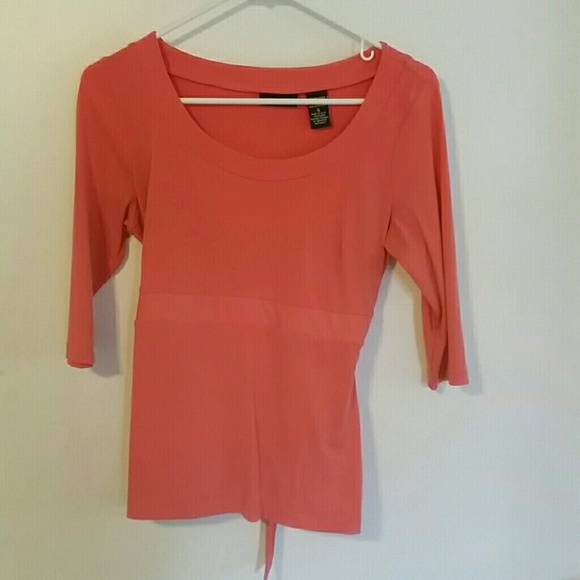 New York & Co. Blouse Coral color sz S - Picture 1 of 3