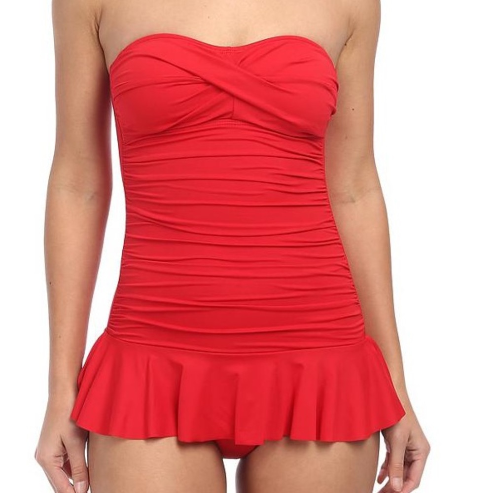 Ralph Lauren | Laguna Twist Skirted Swimsuit