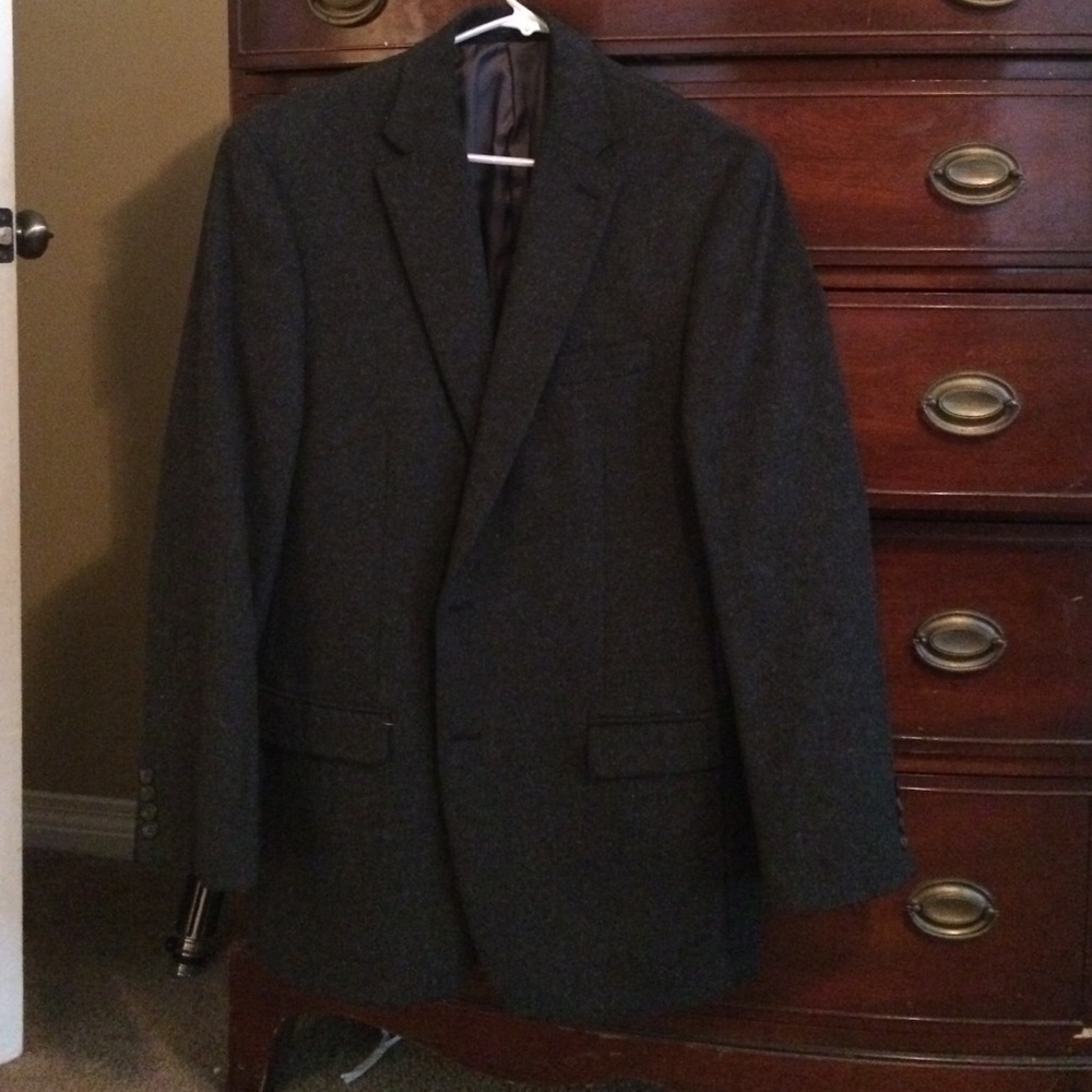 Ralph Lauren Winter Grey Wool Blazer Coat