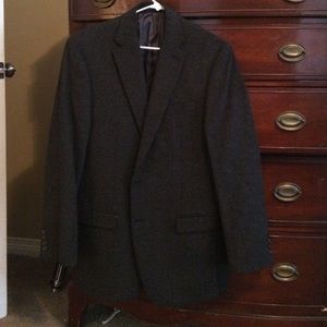Ralph Lauren Winter Grey Wool Blazer Coat