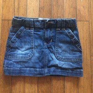 Toddler girl Jean skirt